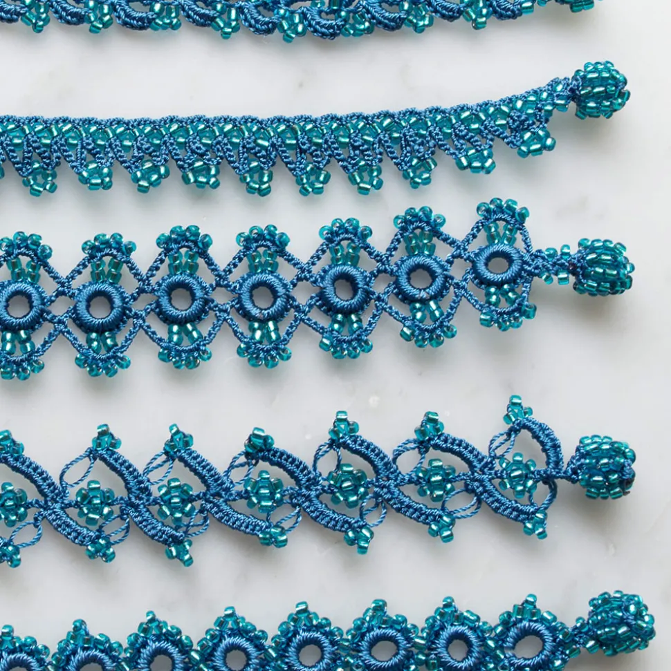 Ottomania - Bracelet crochet Daisy - Turquoise