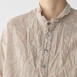 Pas de Calais - Chemise Imprimée Fleurie - Beige