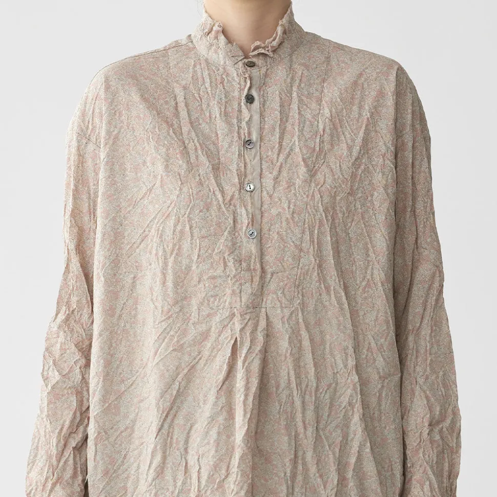 Pas de Calais - Chemise Imprimée Fleurie - Beige