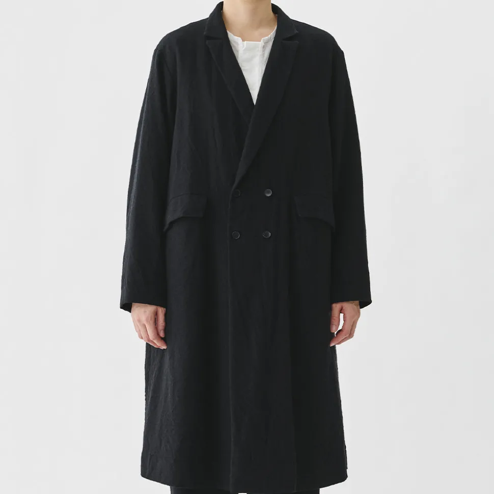 Pas de Calais - Manteau Long - Noir