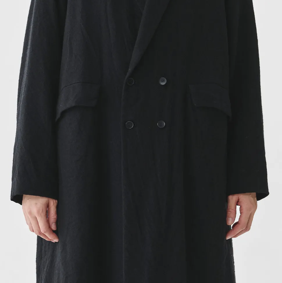 Pas de Calais - Manteau Long - Noir