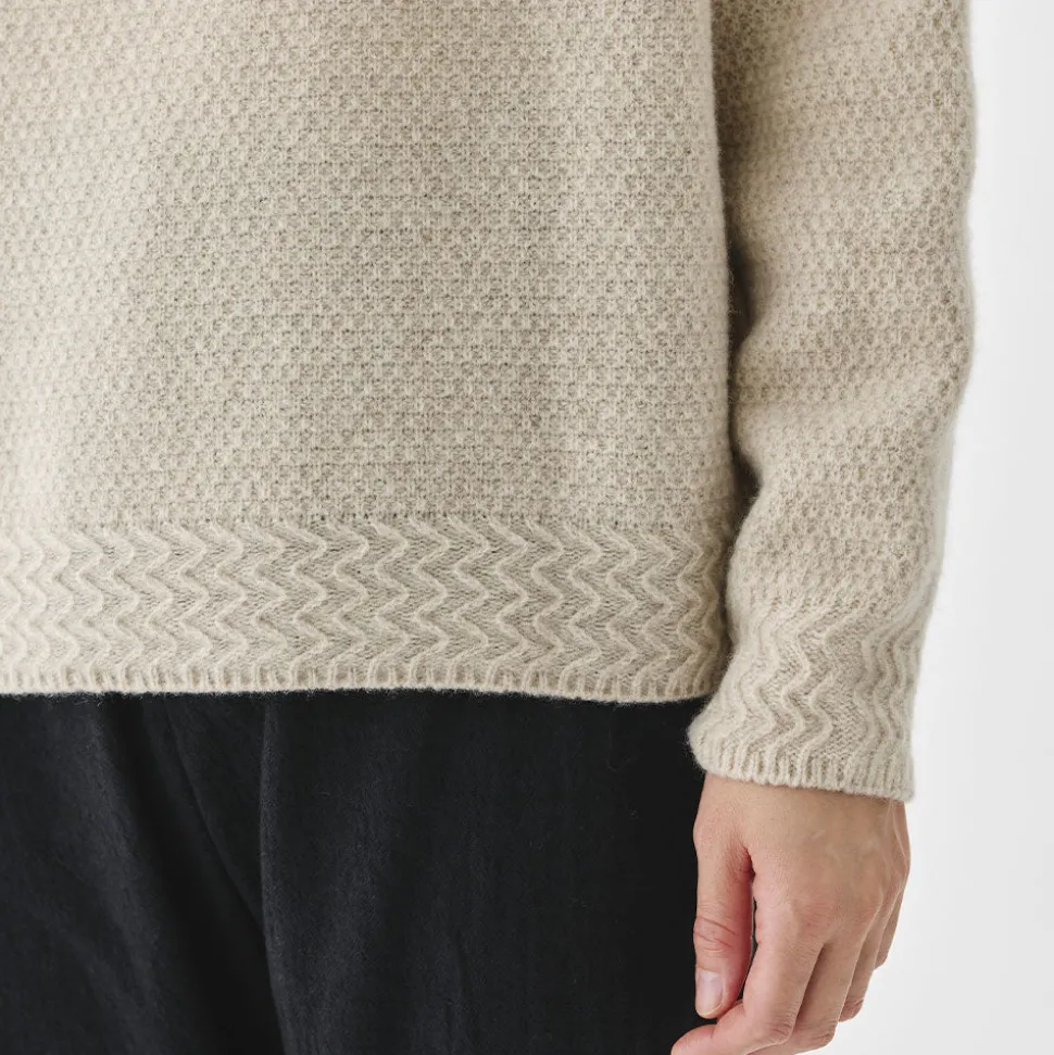 Pas de Calais - Pull Crewneck - Naturel
