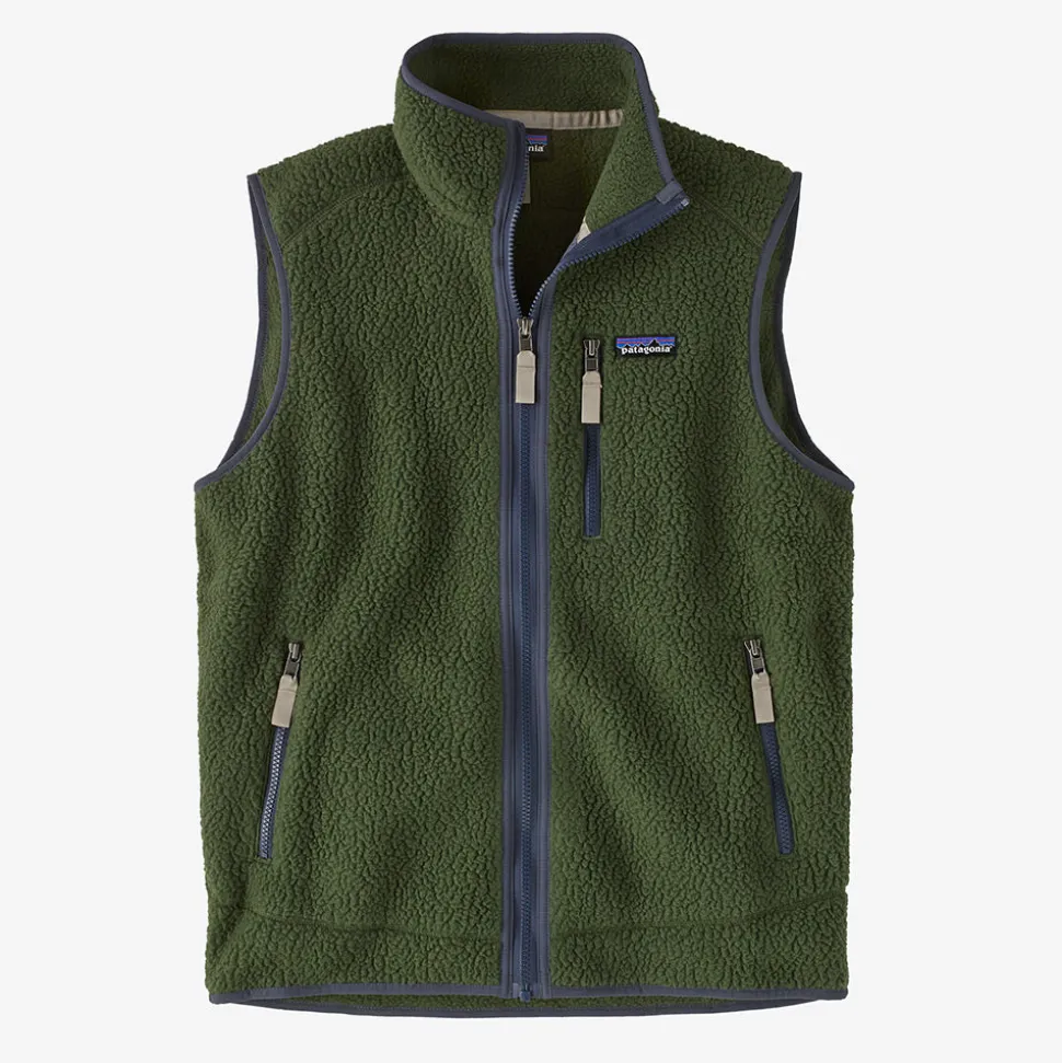 Patagonia - Veste Polaire sans manches Retro - Sapin