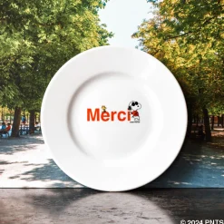 Peanuts x Merci - Assiette à dessert - Logo Merci