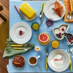 Peanuts x Merci - Assiette à dessert - Logo Merci