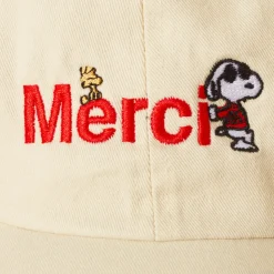 Peanuts x Merci - Casquette Merci - Ecru