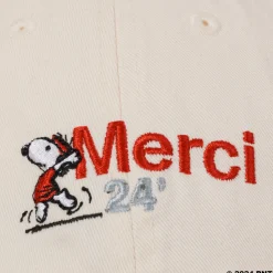 Peanuts x Merci - Casquette Merci 24' - Ecru