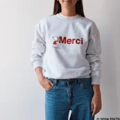 Peanuts x Merci - Sweat Merci 24 - Gris