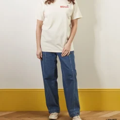 Peanuts x Merci - T-Shirt Merci - Ecru