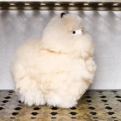 Peluche Lama en alpaga - Blond