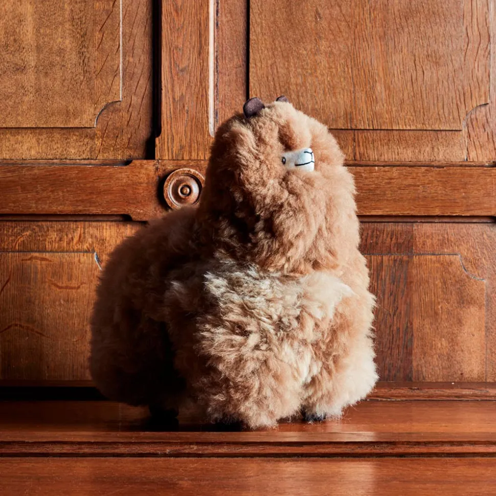 Peluche Lama en alpaga - Sahara