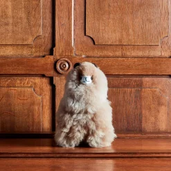 Peluche Lama en alpaga - Sandstone
