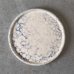 Petite assiette bulles - Bleu - Datcha