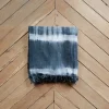 Plaid à franges en lin Jack