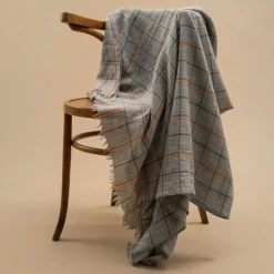 Plaid en laine n°79 - Dutch Blue - Moismont