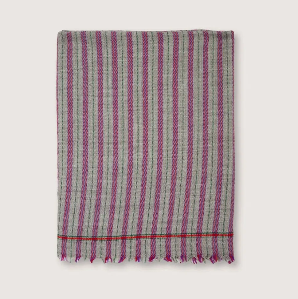 Plaid en laine n°80 - Green Tea - Moismont