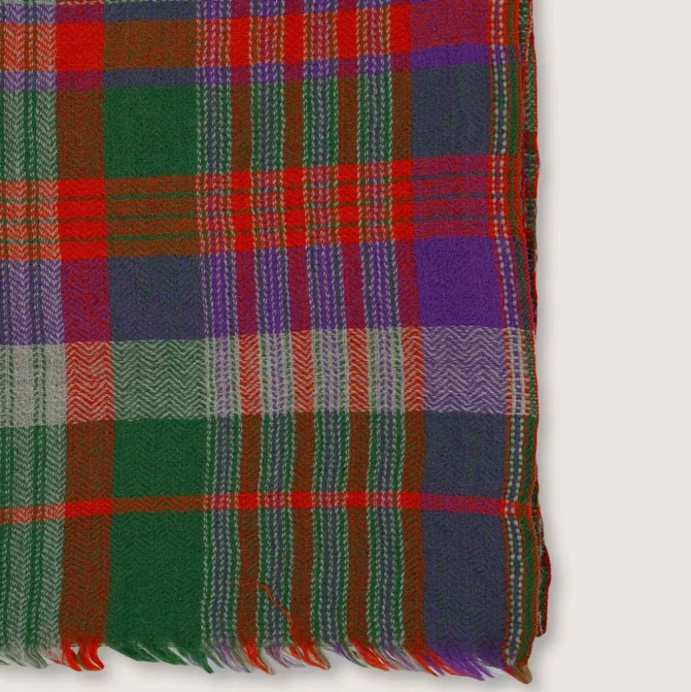 Plaid en laine n°81 - Green Tea - Moismont
