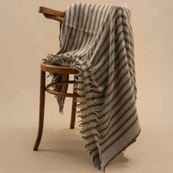 Plaid en laine n°75 - Navy Blue - Moismont