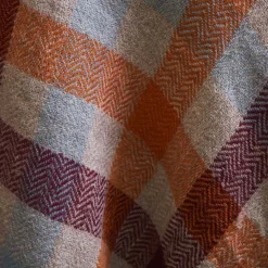 Plaid en laine n°77 - Terracotta - Moismont