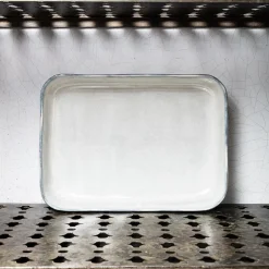 Plat en grès n°10 - Mastic