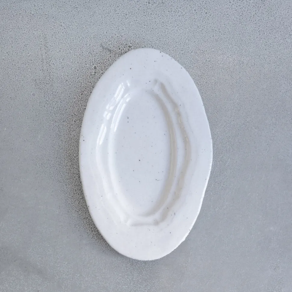 Plat oval Réfectoire - Sable Brillant