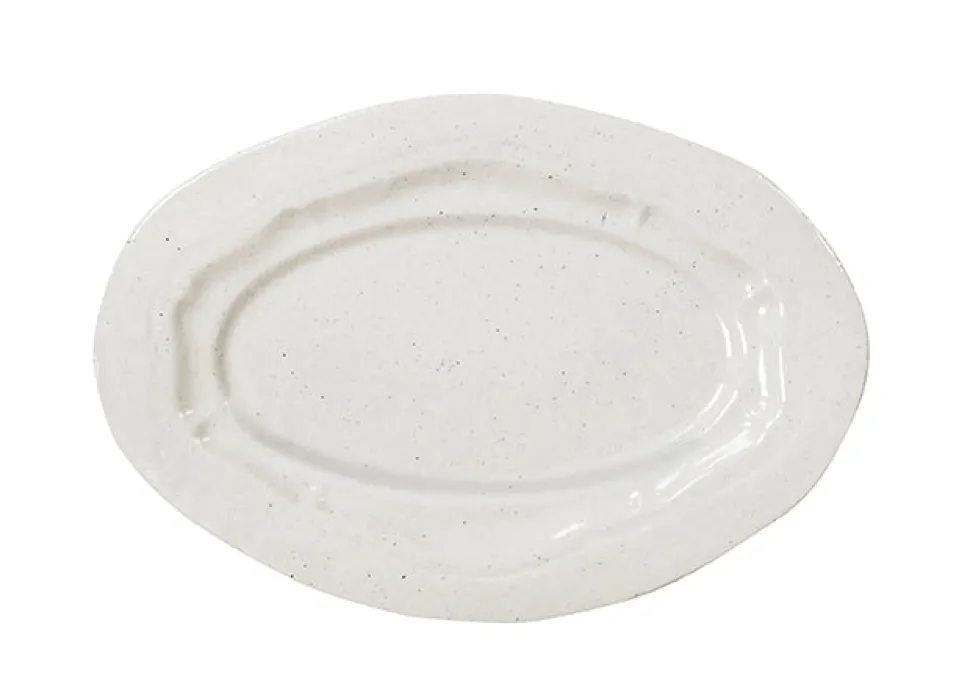 Plat oval Réfectoire - Sable Brillant
