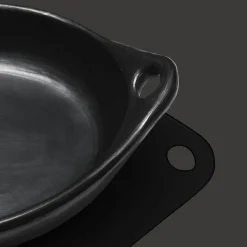 Plat ovale Chamba - Noir
