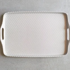 Plateau en aluminium - Argenté
