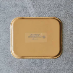 Plateau en fibre de verre - Doré