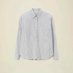 Pomandère - Chemise rayée - Bleu