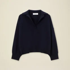 Pomandère - Pull en maille - Marine