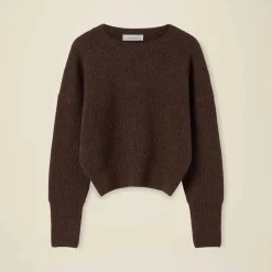 Pomandère - Pull en maille - Chocolat