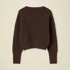 Pomandère - Pull en maille - Chocolat