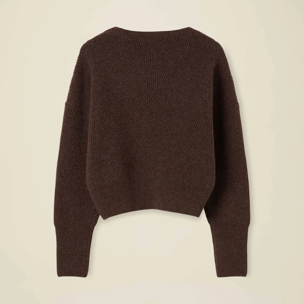 Pomandère - Pull en maille - Chocolat
