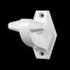 Porte-peignoir en porcelaine - Blanc