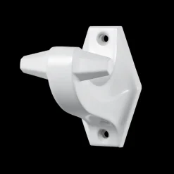Porte-peignoir en porcelaine - Blanc