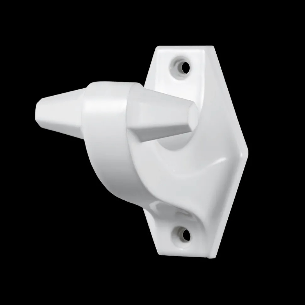 Porte-peignoir en porcelaine - Blanc