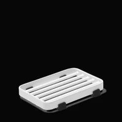 Porte-savon en métal - Blanc