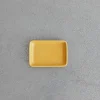 Porte-savon porcelaine - Jaune