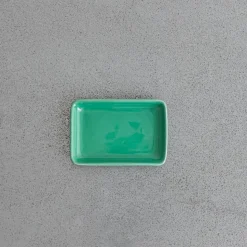 Porte-savon porcelaine - Vert