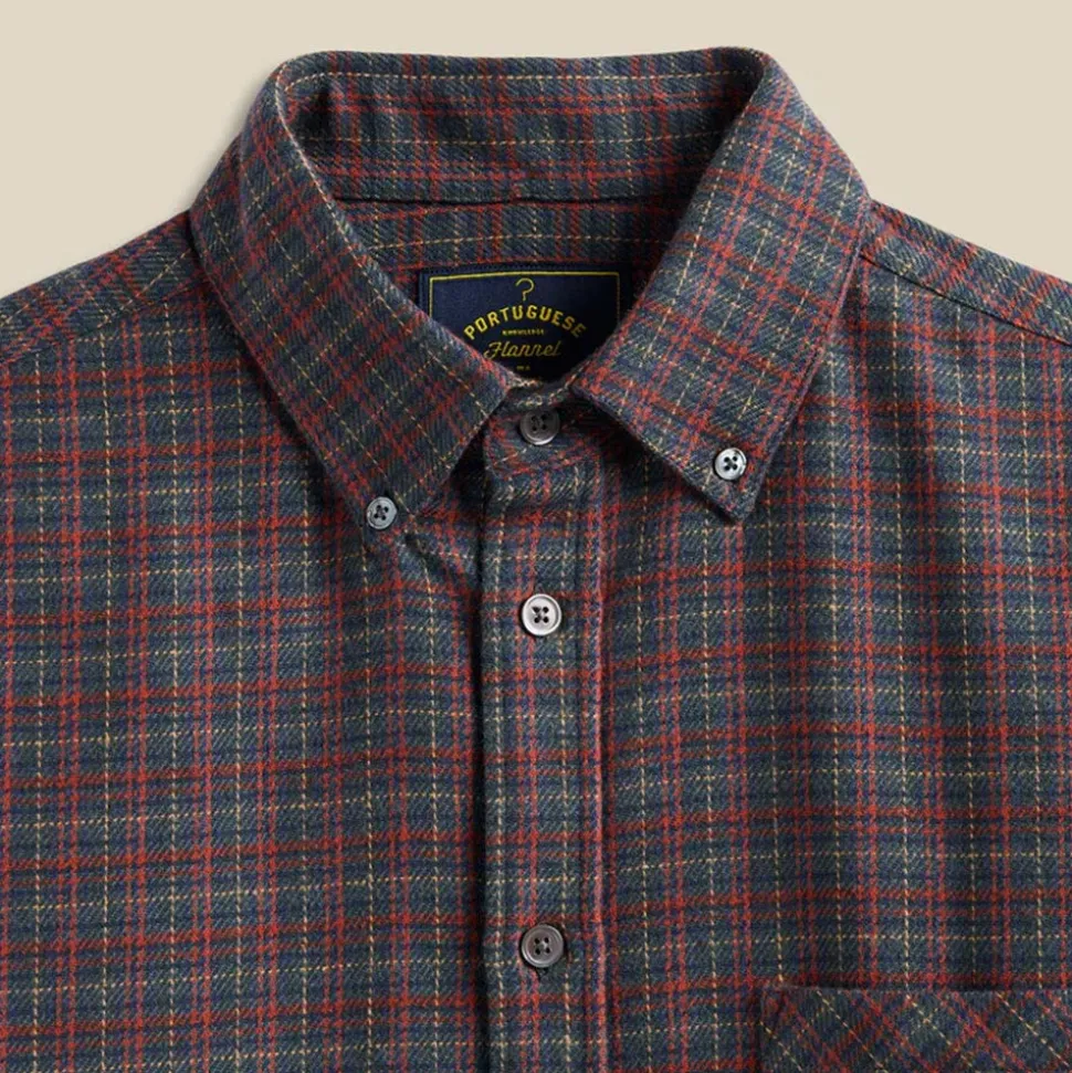 Portuguese Flannel - Chemise Minerva - Gris