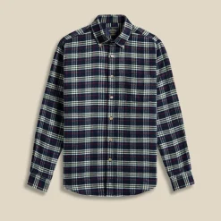 Portuguese Flannel - Chemise Lamo - Bleu