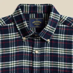 Portuguese Flannel - Chemise Lamo - Bleu