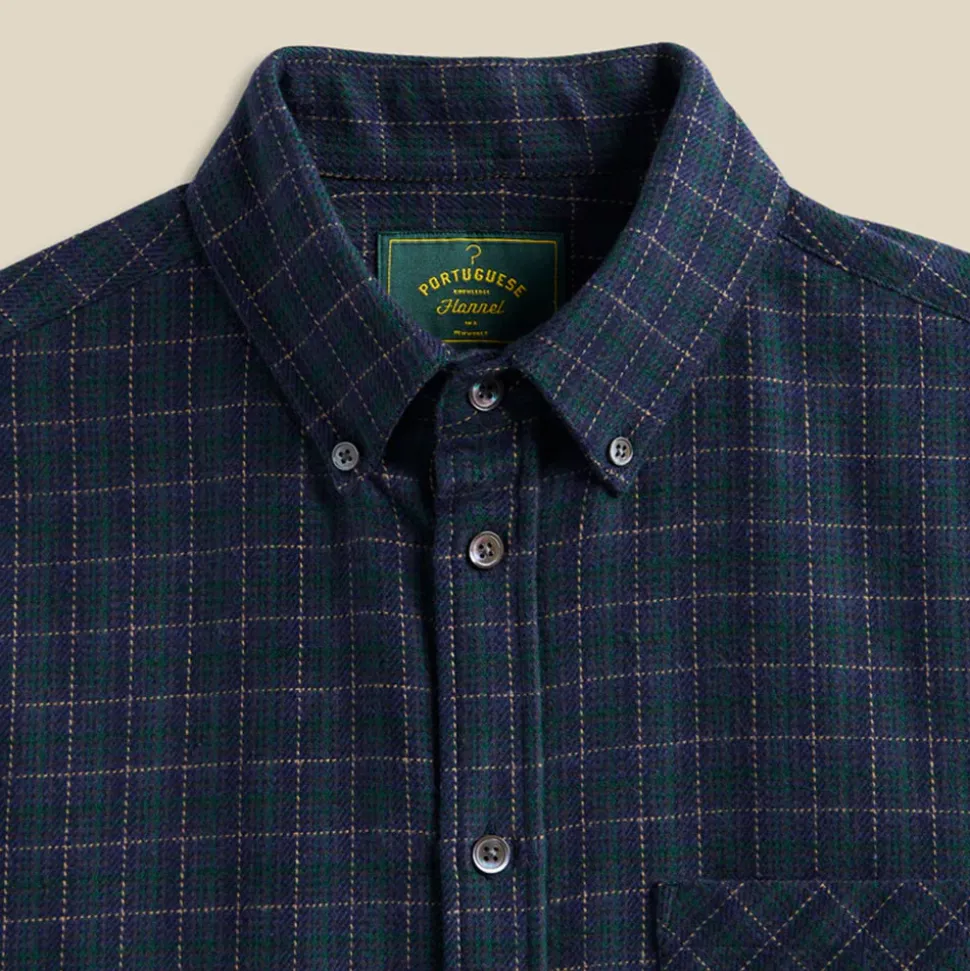 Portuguese Flannel - Chemise Minerva - Bleu
