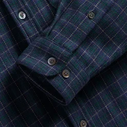 Portuguese Flannel - Chemise Minerva - Bleu