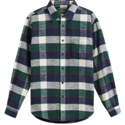 Portuguese Flannel - Chemise Bottle - Vert