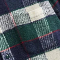 Portuguese Flannel - Chemise Bottle - Vert