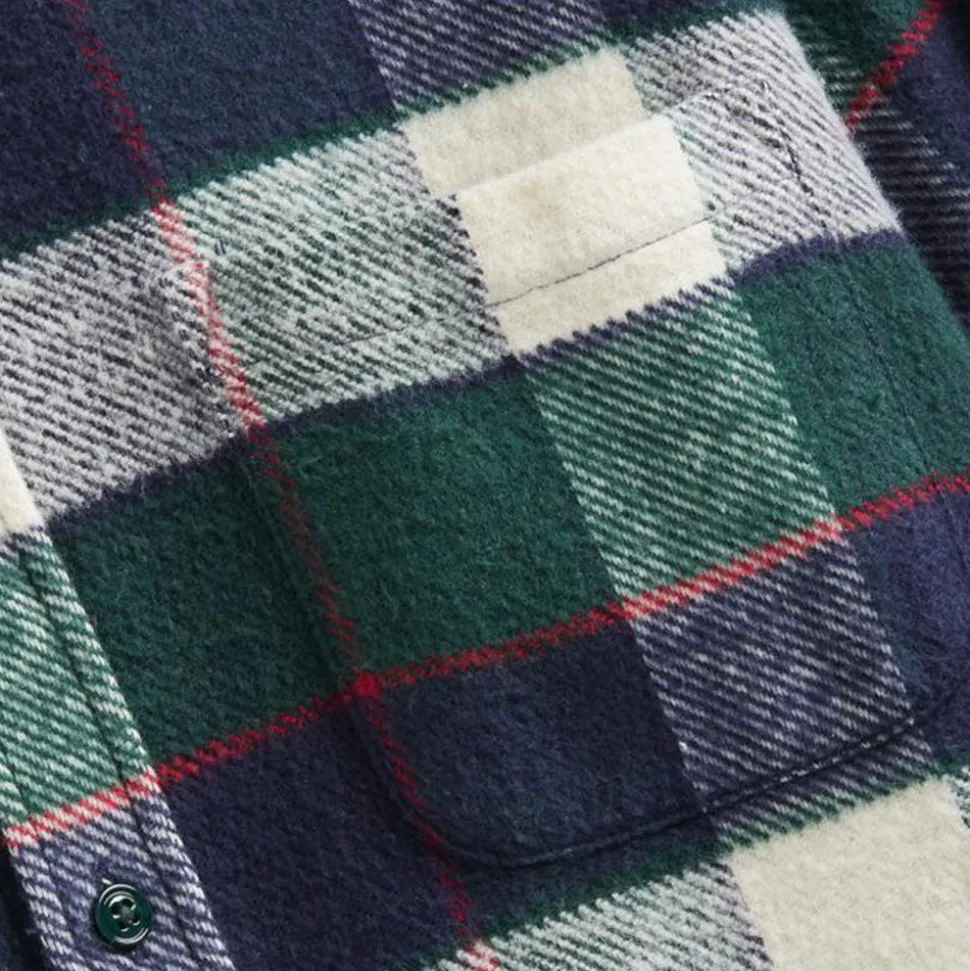 Portuguese Flannel - Chemise Bottle - Vert