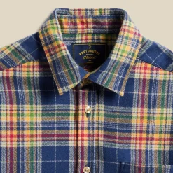Portuguese Flannel - Chemise Olissipo - Bleu