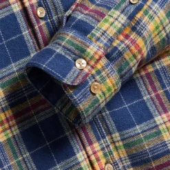 Portuguese Flannel - Chemise Olissipo - Bleu